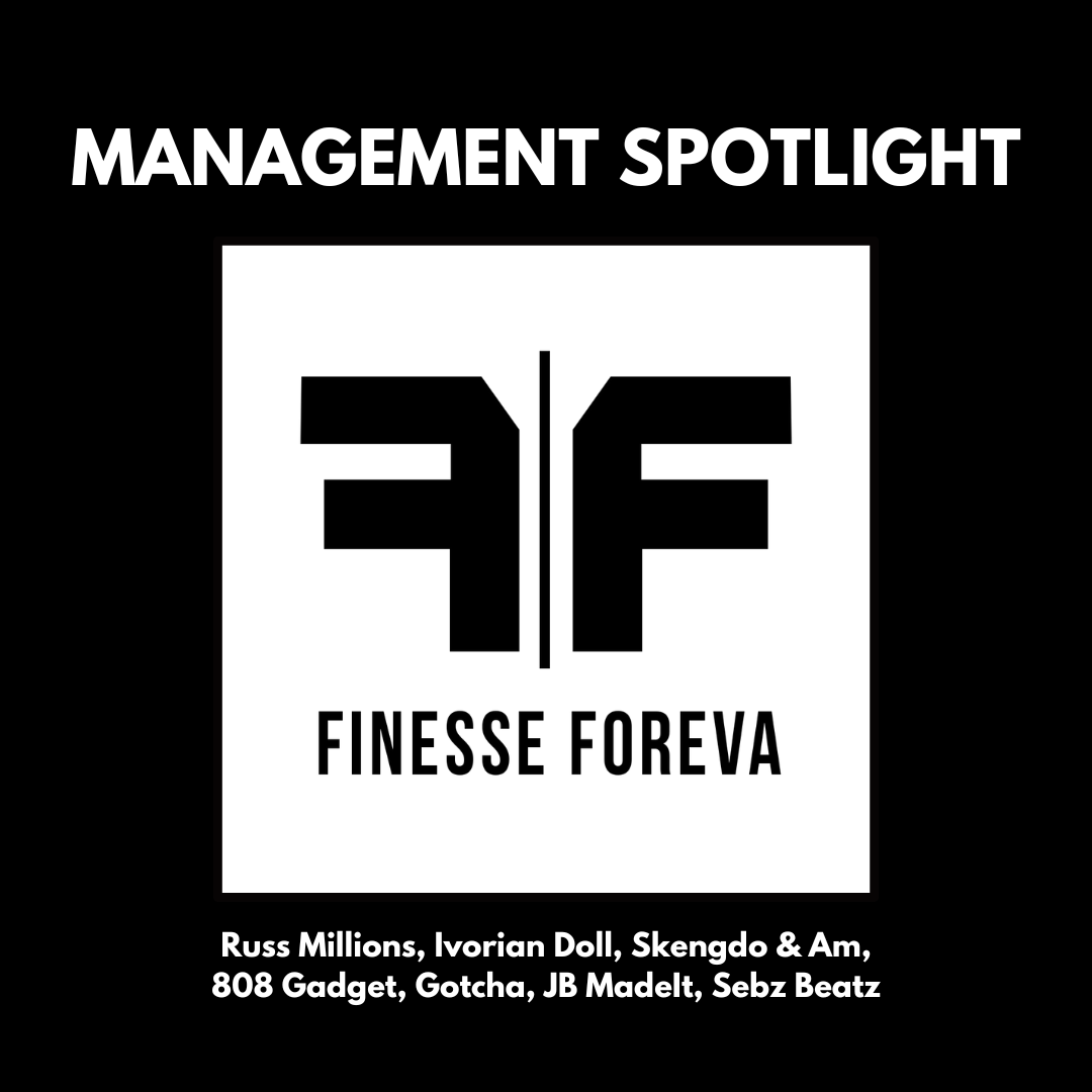 Graphic with Finesse Foreva logo and their roster