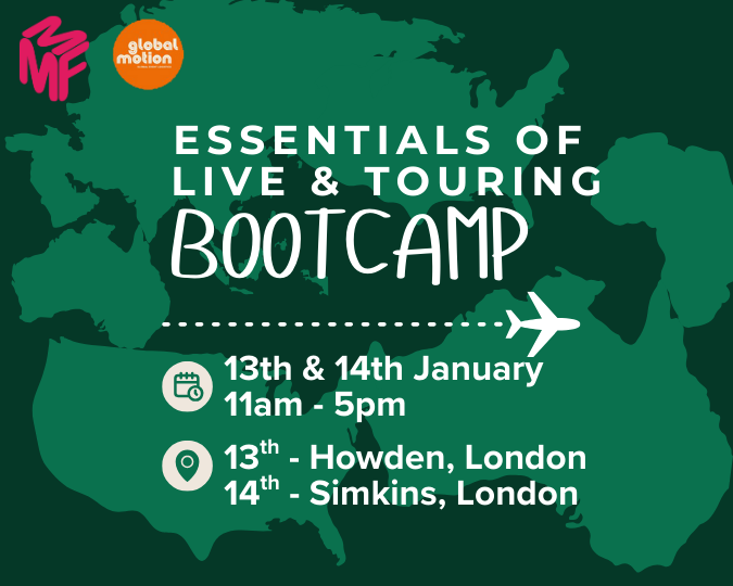 Essentials of Live & Touring Bootcamp – Two Day Ticket