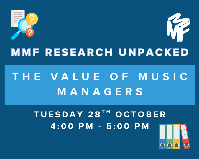 MMF Research Unpacked – The Value of Music Managers