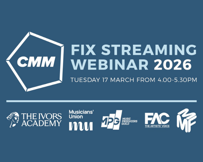 Council of Music Makers: Fix Streaming Webinar