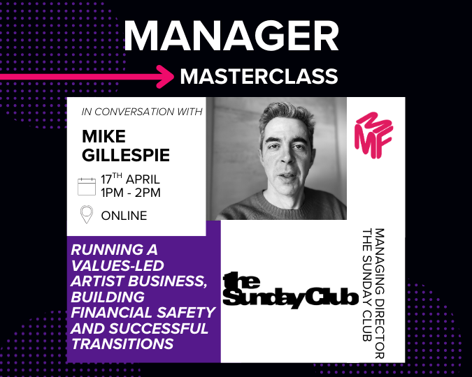 Manager Masterclass with Mike Gillespie