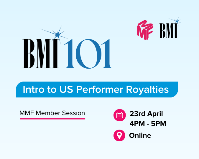 BMI 101: Introduction to US Performer Royalties (Save the Date)