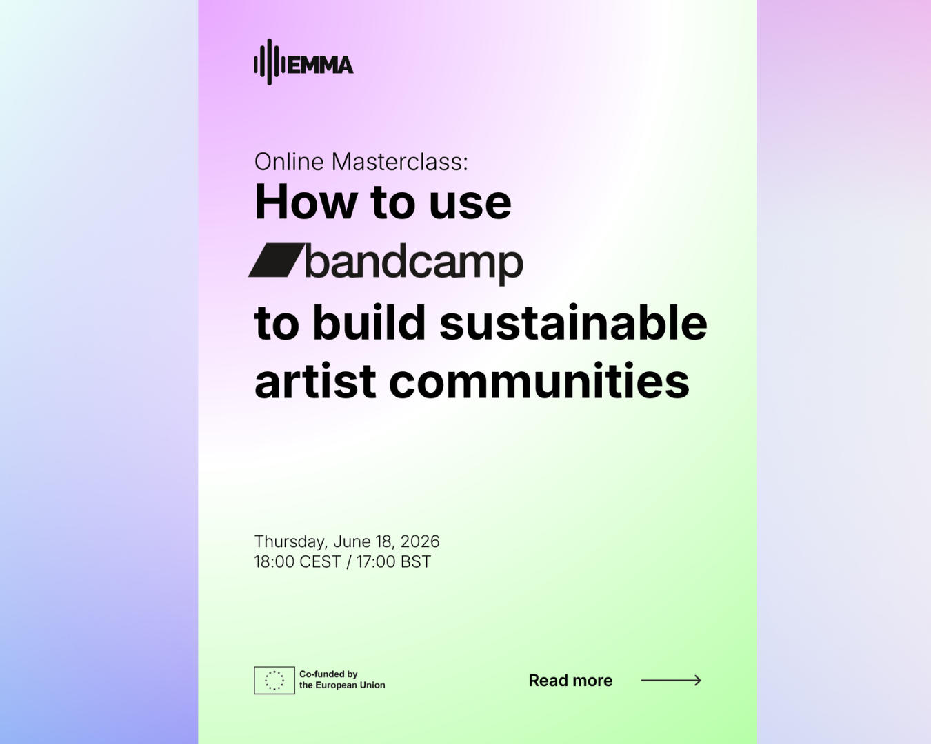 Masterclass: How to Use Bandcamp to Build Sustainable Artist Communities